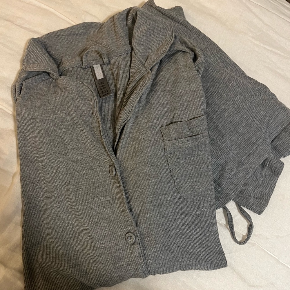 SKIMS soft lounge ribbed sleep set - never worn